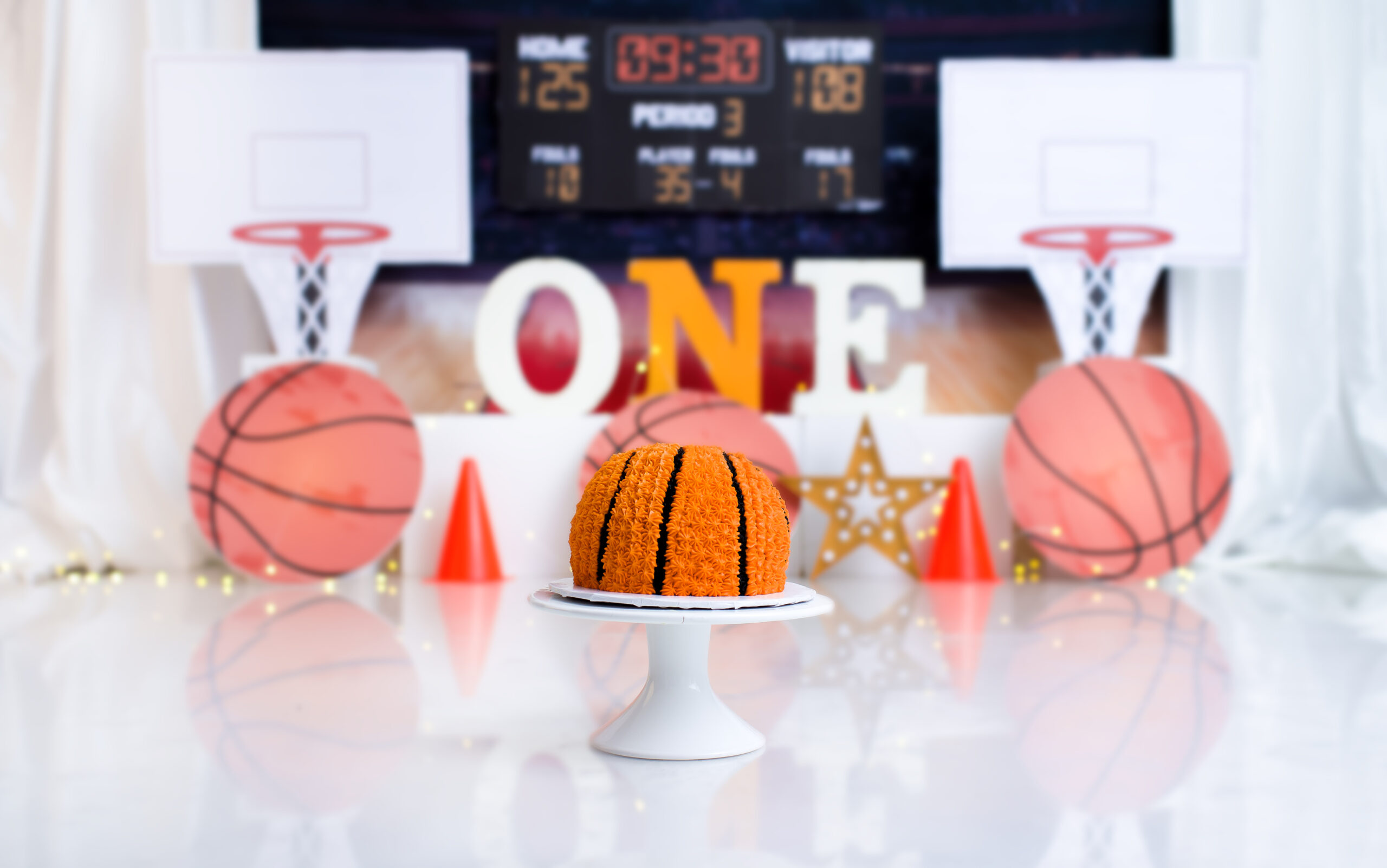 Basketball set from in studio